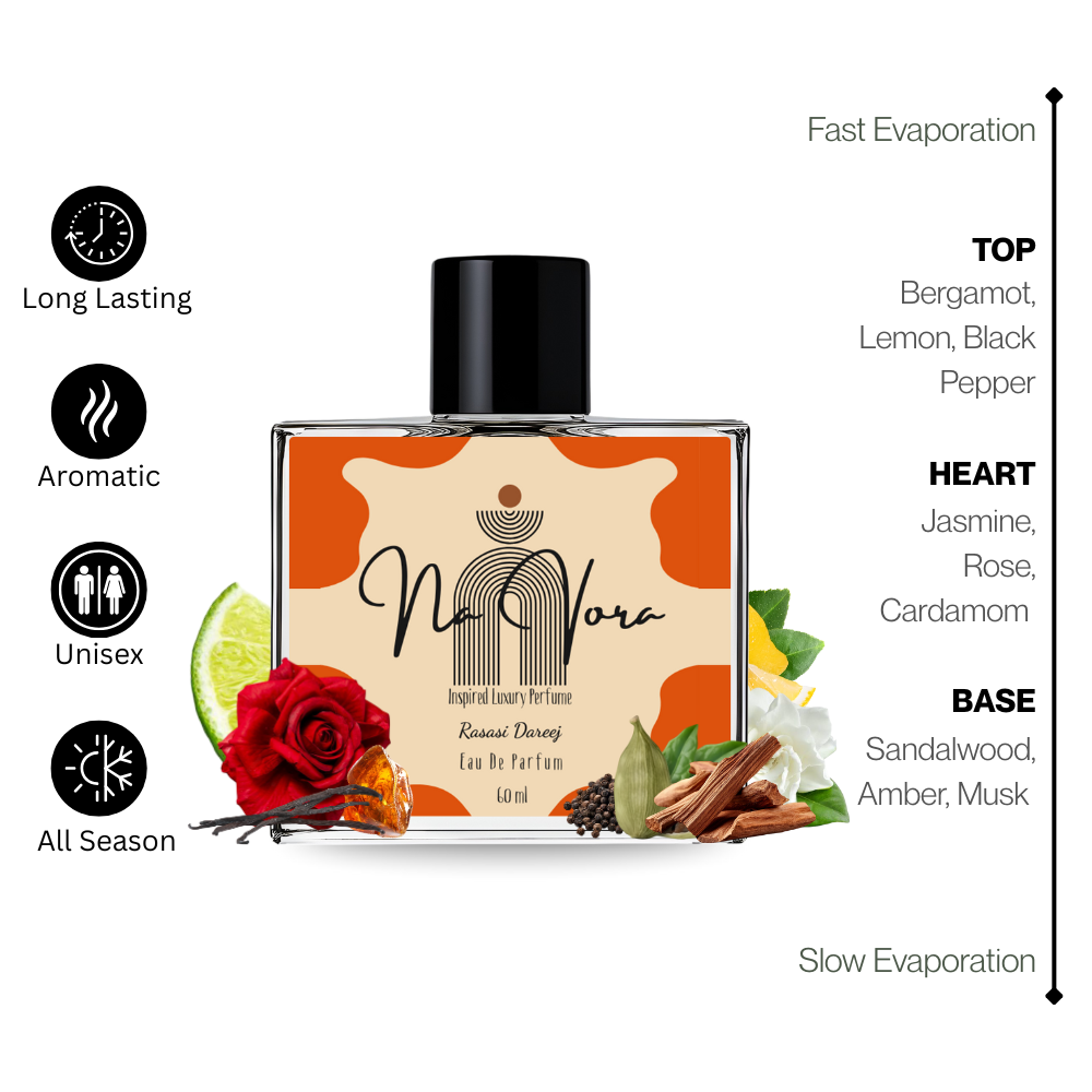 Navora Rasasi Dareej Perfume for Unisex (100ML)