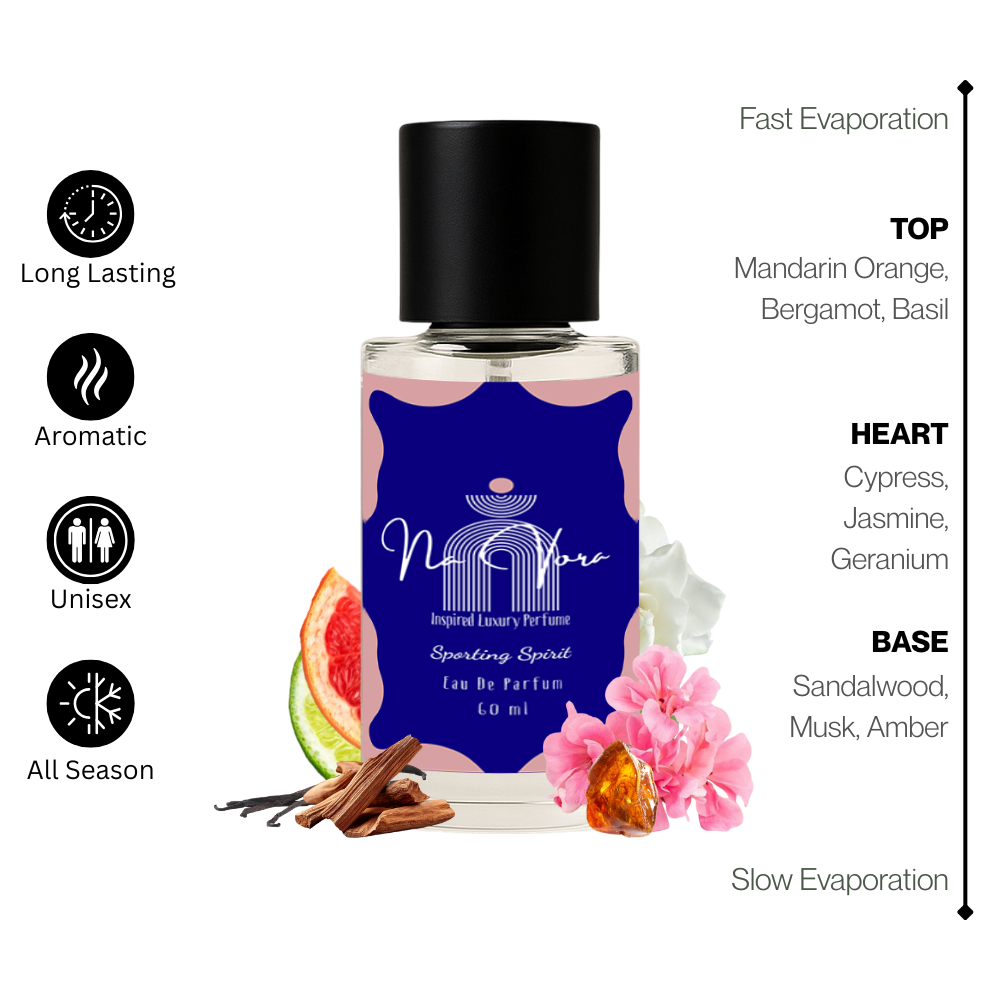 Navora Sporting Spirit Perfume for Unisex (60ML)