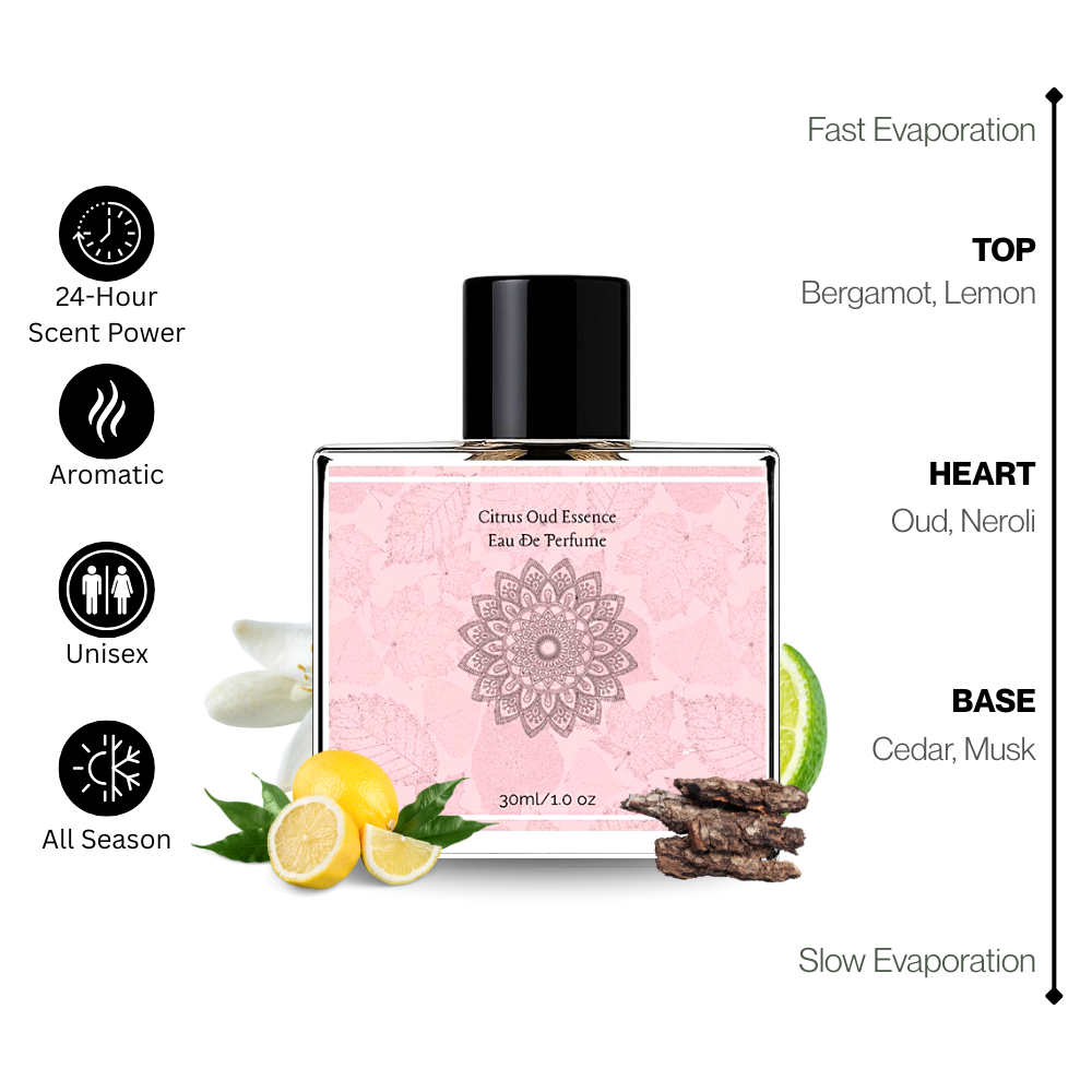 Navora Intense Perfume Citrus Oud Essence Luxury Scent