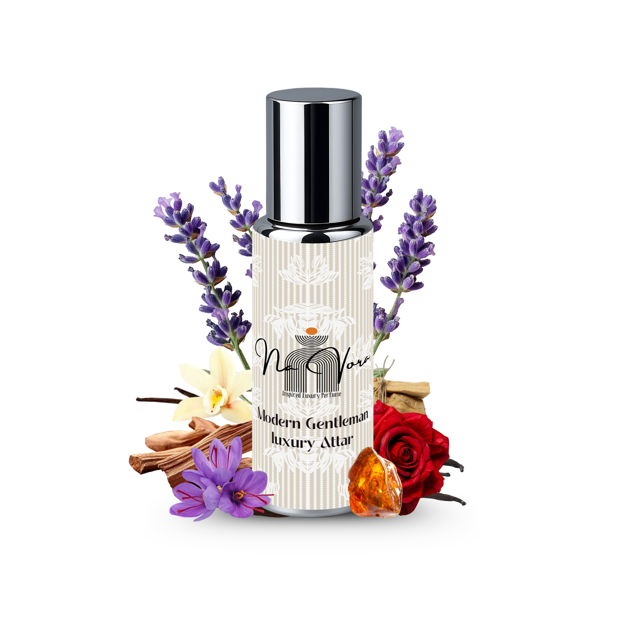 Navora Modern Gentleman Alcohol-Free Roll-On Perfume for Men 12ml