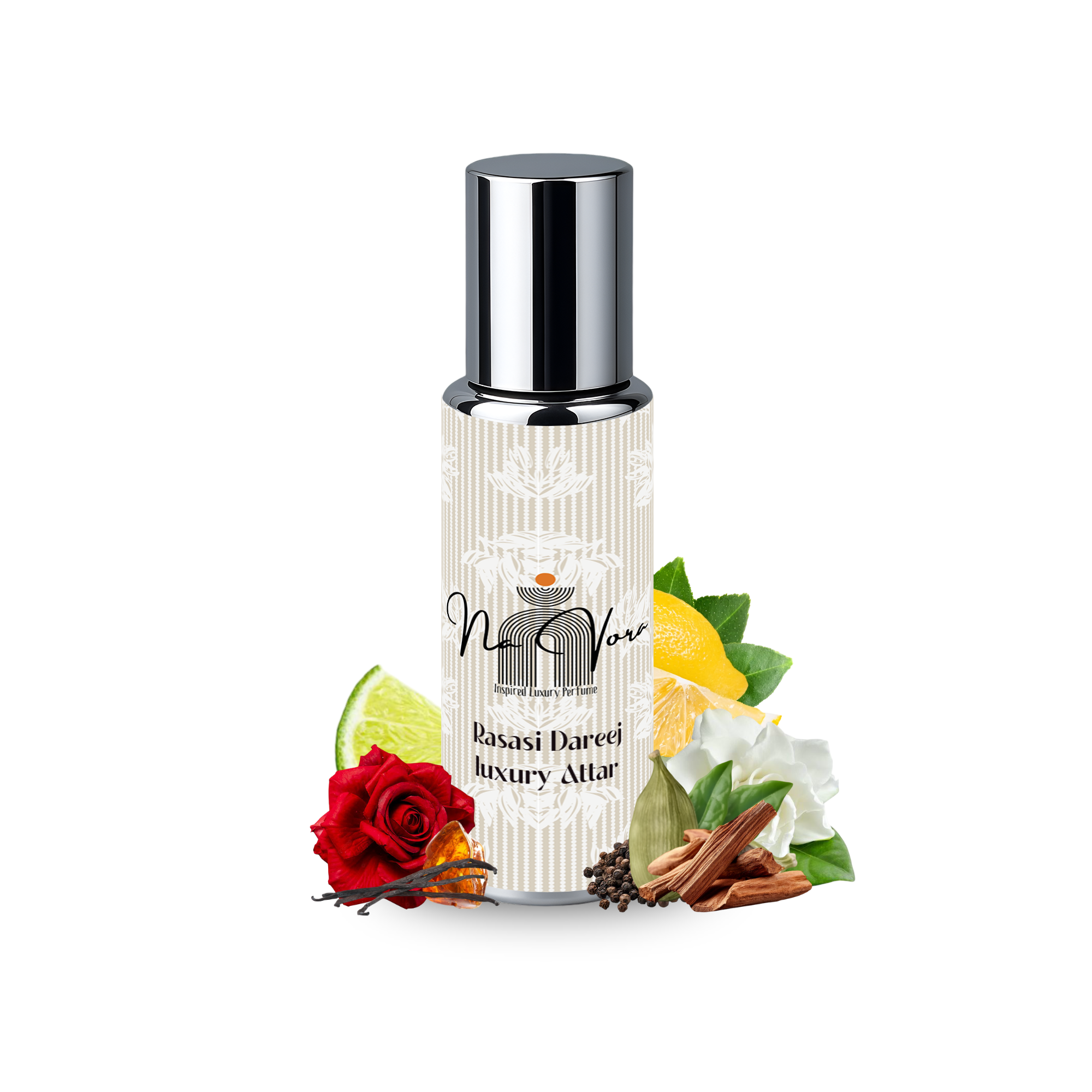 Navora Rasasi Dareej Unisex Roll-On Perfume 12ml Spicy Woody Luxurious