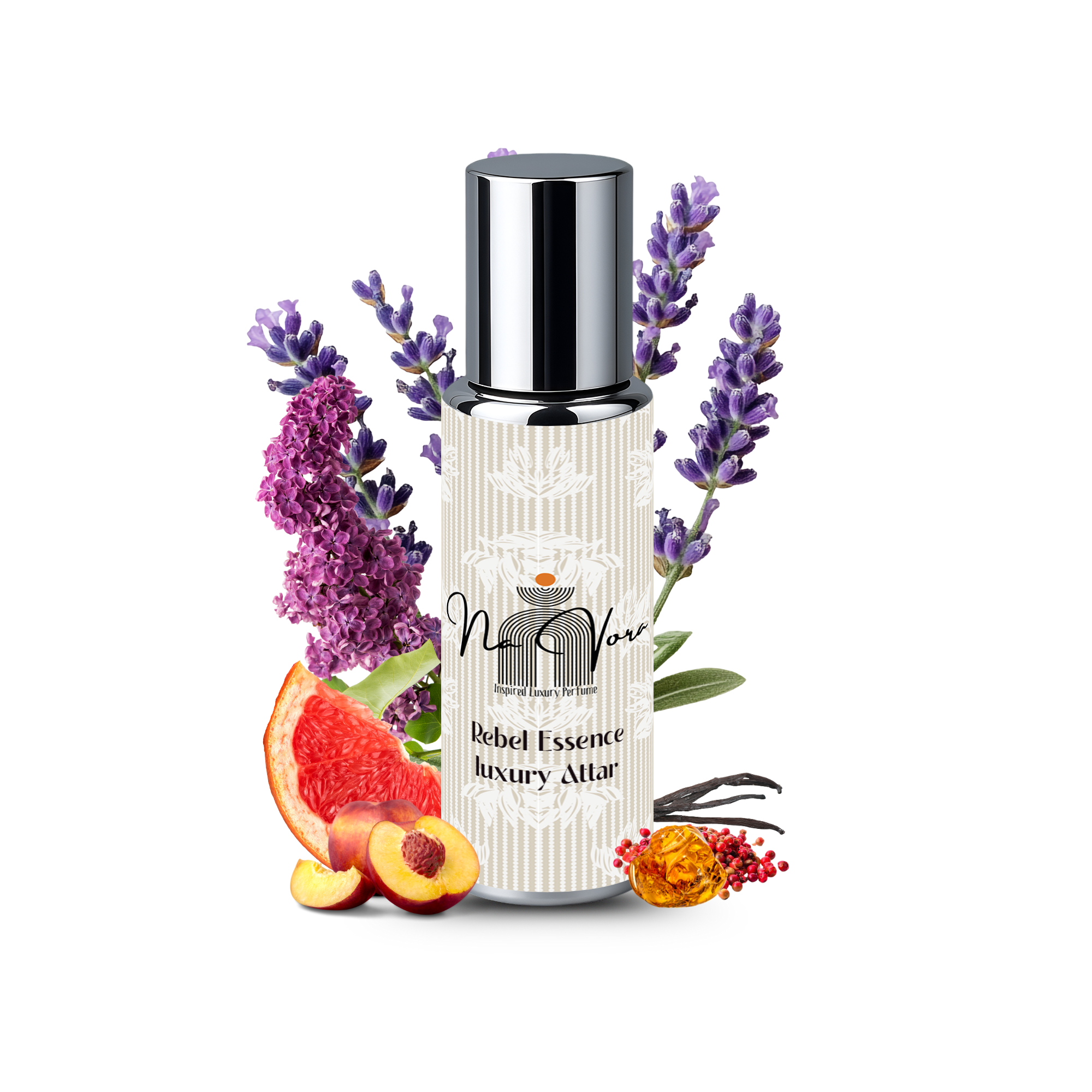 Navora Rebel Essence Unisex Roll-On Perfume 12ml Bold Spicy Fresh Scent