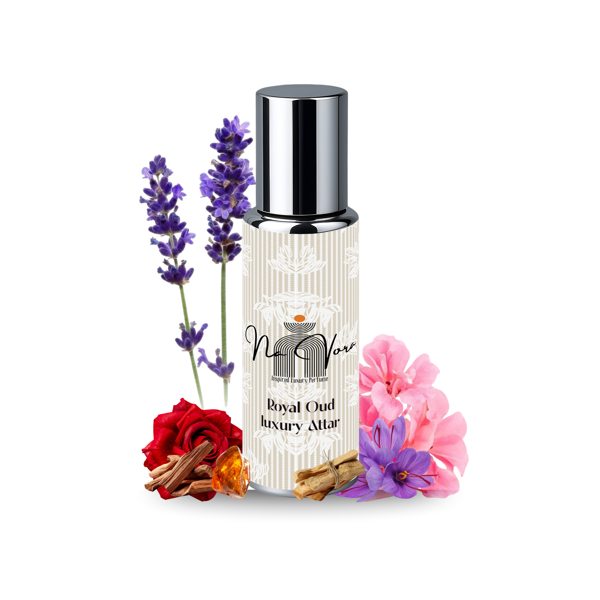 Navora Royal Oud Alcohol-Free Unisex Roll-On Perfume 12ml